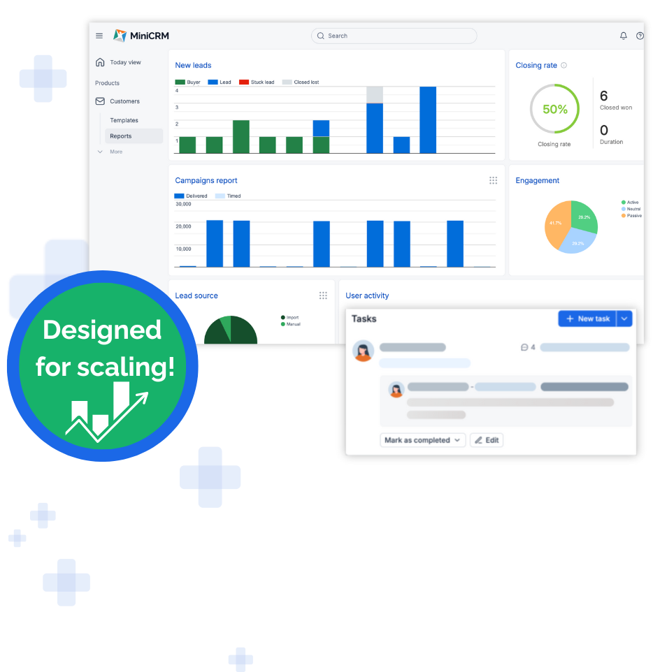 MiniCRM - CRM tool for small and medium businesses